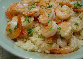 shrimp risotto Recipe