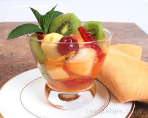 Marinated Fruit with Fresh Herbs Recipe