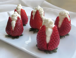 Sweet Cream Strawberries Recipe
