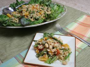 Rice and Grilled Asparagus Salad