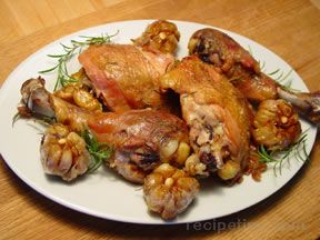 Chicken Baked with Garlic Recipe