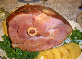 Glazed Pineapple Baked Ham Recipe