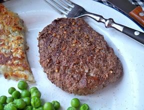 Flavorful Grilled Hamburger Steaks Recipe