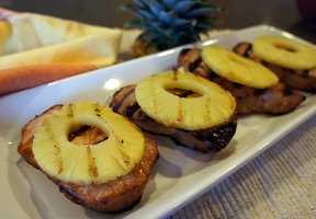 Hawaiian Grilled Pork Chops