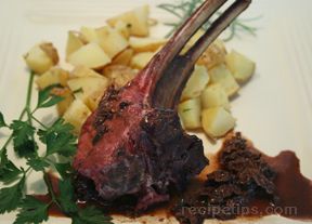 rack of lamb with morel sauce Recipe