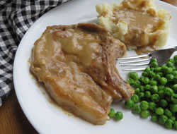 pork chops and gravy Recipe