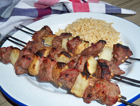 Quick n Easy Steak n Tater Kabobs