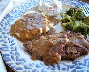 round steak and gravy Recipe