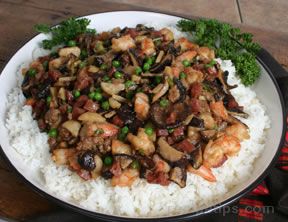 sausage vegetables and sweet rice Recipe