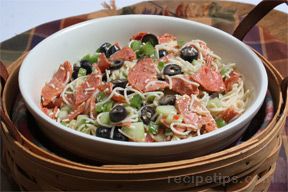 Angel Hair Pasta Salad