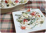 Pasta with Grean Beans and Tomatoes Recipe