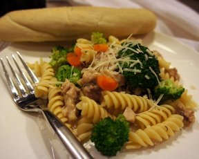Pasta with Chicken and Vegetables Recipe