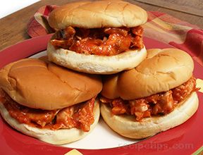 Barbecue Chicken Sandwiches