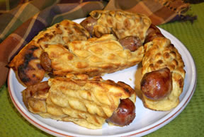 brats in a blanket Recipe