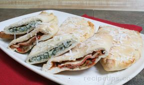 Spinach and Cheese Calzone