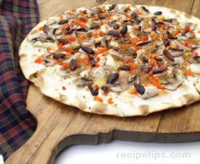 cheese and mushroom lavosh Recipe