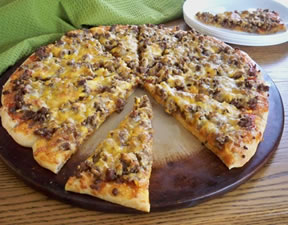 Cheeseburger Pizza