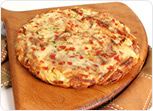 Potato Pizza with Pepperoni and Cheese Recipe