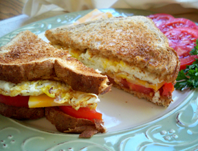 fried egg sandwich Recipe