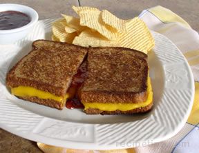 grilled cheese with jam sandwich Recipe