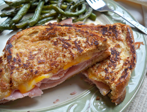 Grilled Ham and Cheese Sandwich