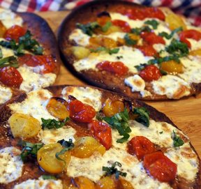 Margherita Pita Pizzas Recipe