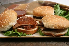 Marinated Beef on a Bun Recipe