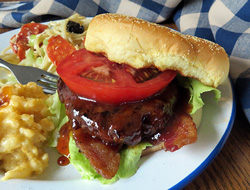 Sauced Barbecue Burgers