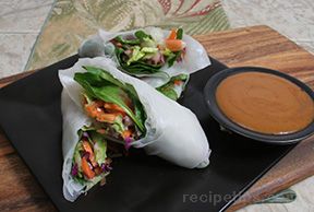 easy spring rolls Recipe