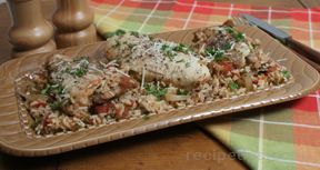 baked chicken and rice Recipe