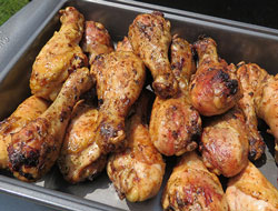 Buttery Grilled Chicken Legs