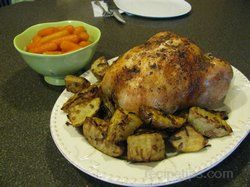 buttery roasted chicken Recipe