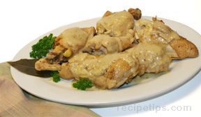 Chicken in Garlic Sauce