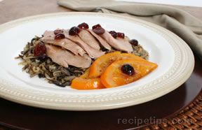 Roasted Breast of Duck with Orange Cranberry Sauce Recipe