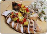 Lime Grilled Chicken with Mango Salsa Recipe