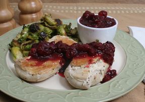 Chicken Breasts with Cranberry Balsamic Sauce Recipe