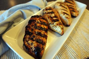 Sweet  Spicy Marinated Grilled Chicken Breasts