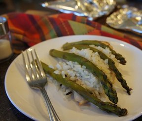Packet Chicken and Asparagus