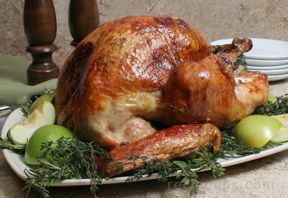 Rosemary Thyme and Apple Roasted Turkey Recipe