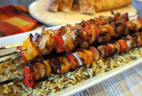 Yummy Honey Chicken Kabobs