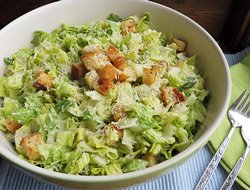 Caesar Salad with Homemade Croutons