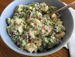 cauliflower broccoli salad Recipe