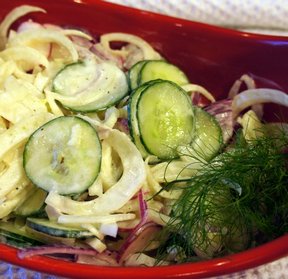 fennel and cucumber salad Recipe