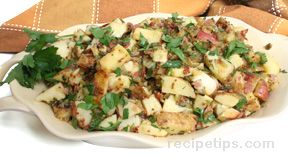 grilled potato and proscuitto salad Recipe