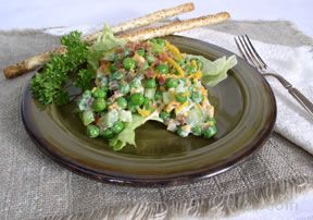 Pea and Cheese Salad Recipe