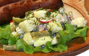 Potato and Green Bean Salad with Horseradish Sauce