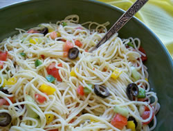 ranch spaghetti salad Recipe