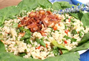 Spinach Rice Salad Recipe