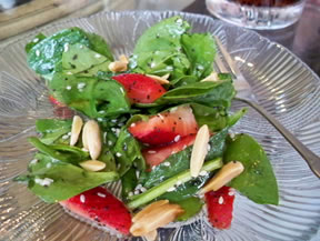 Strawberry Spinach Salad