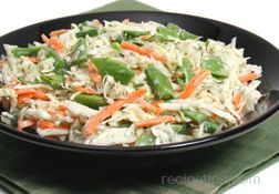 sugar snap pea cole slaw Recipe